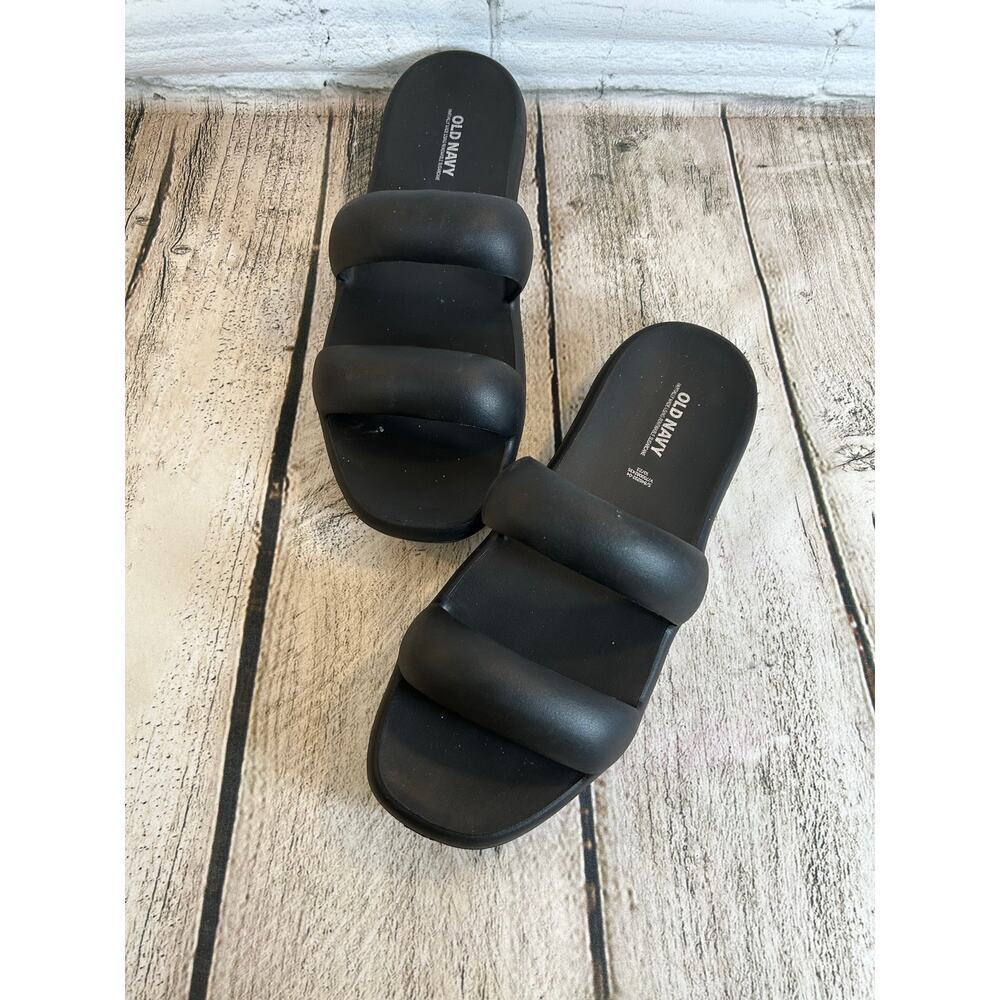OLD NAVY Women’s Double Strap Puff Slide Sandals / Size: 10